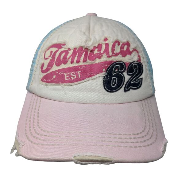 Jamaica Est 62 Slideback Hat Multi OSFA Colorblock Surf Classic - Picture 1 of 9